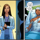 Dr. Claire Temple updates Miles on his serious situation.